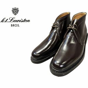 レア 新品未使用 試着のみ K.T.Lewiston ケイティールイストン チャッカ デザートブーツ ビジネスシューズ 靴 6 1/2 ブラウン グッドイヤー