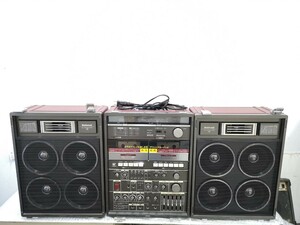 [ junk treatment double radio cassette recorder beautiful ]National RX-A5