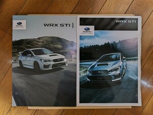 スバルVA系WRX後期型カタログ4冊(VAB STI、VAG S4)&モーターファン別冊WRXのすべて