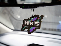 【HKS】 プレミアムグッズ HKS AIR FRESHENER 3pcs SUPER RACING [51007-AK553]_画像2