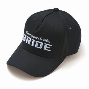【BRIDE/ブリッド】 BRIDEクラブマンズキャップ ブラック [HSCPB4]