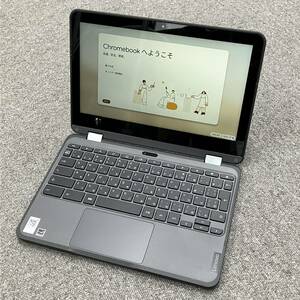 【中古 美品】Lenovo 300e Chromebook Gen3 4GB/32GB ダークグレー 82J9S00R00 softbank版 クロームブック