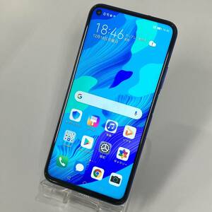 【中古】国内版SIMフリー HUAWEI nova 5T 8GB/128GB クラッシュブルー YAL-L21