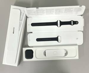 【中古】Apple Watch Series8 45mm Cellularモデル ミッドナイトアルミニウムケース/ミッドナイトスポーツバンド MNK43J/A