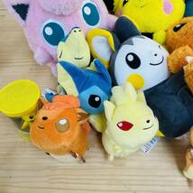 XX35745 まとめ売り ポケモン Pokemon マスコット ぬいぐるみ ピカチュウ ミュウ ゴンベ コクーン ロコン_画像3