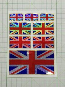 ☆ イギリス 国旗 ユニオンジャック シール イングランド 珍品レア☆ きらきら ステッカー