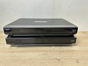 A640 SHARP ブルーレイ ディスクレコーダー BD-HDW50 / BD-HDW43 2台 ジャンク