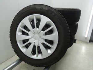 165/65R14 ブリヂストン BLIZZAK VRX2 2019年製 ルーミー トール ダイハツ純正 14×5J 4H PCD100 +35 室内保管 手渡し可!個人宅着払い!B921