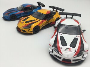 お得な3色コンプリートセット 1/36 トヨタ GR スープラ レーシング コンセプトカー レーシングカー ミニカー TOYOTA GAZOO RACING