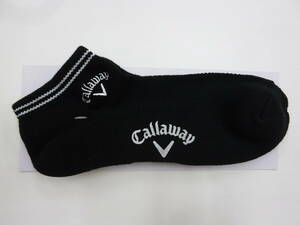 { new goods }[ free shipping ] Japan regular goods 2024..* Callaway Callaway* ankle socks * pair bottom support!*C23993100*1010* black 