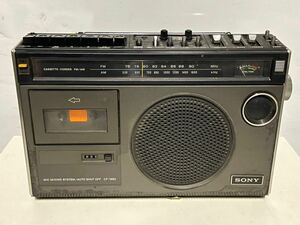 SONY ソニー CF-1980 ラジカセ ラジオ カセットレコーダー AM FM カセットデッキ 当時物 昭和 レトロ 受信音出し確認済み 詳細動作未確認
