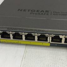 送料無料! NETGEAR GS108PE ネットギア ProSAFE Plus 8-Port Gigabit Switch with 4-port PoE GS108PEv3 動作未チェック ジャンク扱い_画像3