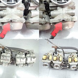 εER28-2 ホンダ CBR1000F JH2SC 昭和62年式 純正 キャブレター 動作未確認！フロート内汚れ有り！破損有り！OH前提！の画像7