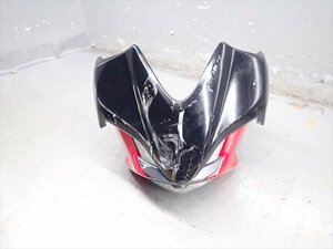 βEL07-4 スズキ SUZUKI GSR250 GJ55D (H24年式) 始動動画有 純正 ヘッドライトカウル 破損有り！