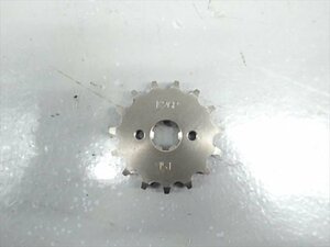 βEL01-4 ホンダ ダックス125 DAX JB04 (R5年式) 動画有 フロントスプロケット ドライブスプロケット 15丁　破損無し！