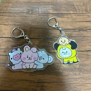 BTS BT21 アクリルチャーム アクリルキーホルダー 