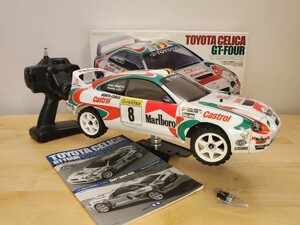 【未走行】【激レア】【当時モノ】タミヤ 1/10 ラジコンカー 組立済み TOYOTA CELICA GT-FOUR '97MONTE-CARLO WRC