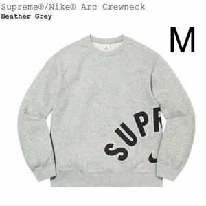 22SS 国内正規品 新品 Supreme Nike Arc Crewneck グレー heather greyクルーネック シュプリーム アーク アーチ スウェット ナイキ 