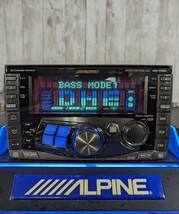 アルパイン CD MD AUX MDA-W933J bass　engine DSP イルミネーション イコライザー グライコ DHE 旧車 昭和 平成 ALPINE_画像3