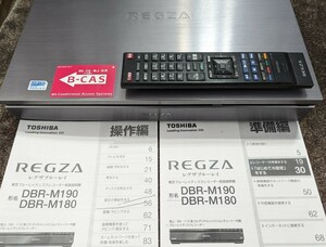 ジャンク TOSHIBA REGZA ブルーレイディスクレコーダー DBR-M180 2012年製 タイムシフトマシン 東芝