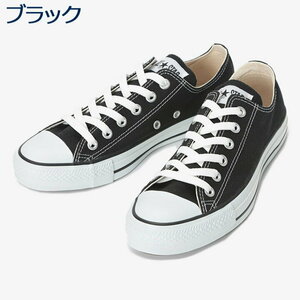  new goods Converse canvas all Star OX black 25.0cm regular goods sneakers standard 