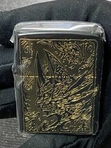 zippo 牙狼 ゴールド刻印 両面デザイン 希少モデル 2022年製 GARO ガロ 黄金騎士 ケース 保証書付き_画像5