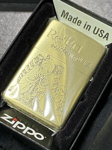 zippo Re：ゼロから始める異世界生活 ゴールド リゼロ 両面刻印 希少モデル 2021年製 ☆ レム ラム エミリア ペトラ フレデリカ ケース