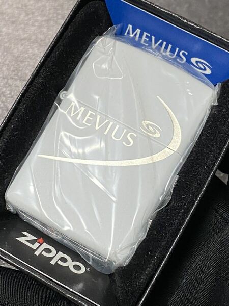 zippo メビウス 限定品 ホワイト 希少モデル 2016年製 ③ MEVIUS ケース 保証書付き