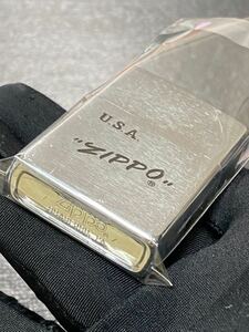 zippo 筆記体 ヴィンテージ U.S.A 前面加工 希少モデル 1980年製 シルバーインナー