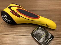 SELLE ITALIA セラ イタリア サドル saddle 黄色 yellow_画像1