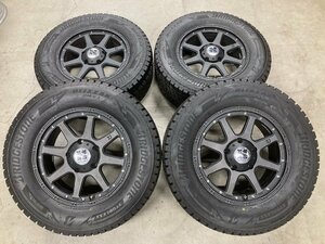 □5419 2022年製 新品 スタッドレス BLIZZAK DM-V3 285/60R18 XTREME-J ランクル 200 LX 等 18インチ 8J +50 5穴 150 アルミホイール