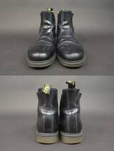 Dr. Martens ドクターマーチン UK9 28.0cm チェルシーブーツ レザー 革靴 シューズ ワーク バイク 古着 Air Wair エアウェア 黒 ブラック_画像3