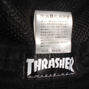 THRASHERスラッシャー スケートボード スケボー ハット 帽子 キャップ 黒 TH-CN-H01Bの画像10