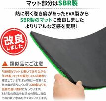 格安 GolfStyle ゴルフマット 100×150cm 練習 素振り 大型 アプローチ ドライバー アイアン スイング マット SBR_画像7