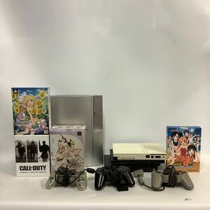 24 【ジャンク品】 SONY PS3 レトロゲーム機 コントローラー 他 PS2 Fate アンリミテッドコード ゲームソフト セット 販売 （140）