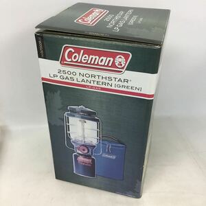 58【未使用美品】Coleman コールマン LP ガスランタン 2500ノーススター グリーン (80)