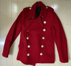 glamb グラム　 Hamilton P-coat　ハミルトンPコート　サイズ１　赤　ナポレオンコート　メルトン