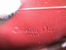 【未使用保管品】 クリスチャン ディオール Christian Dior Lady Dior パテントカーフスキン ジップコインケース 小銭入れ_画像10