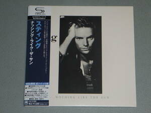 USED★紙ジャケ(SHM-CD)★エンハンストCD仕様★ナッシング・ライク・ザ・サン★スティング