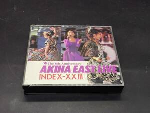 中森明菜 / イースト・ライヴ インデックス23 Akina East Live / Index-XXIII 2枚組