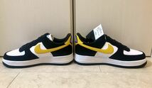 新品★NIKE ナイキAIRFORCE1 '07LV8 Athletic Clubエアフォース1★US9 27cmホワイトブラックイエロー白黒黄スニーカー阪神タイガースカラー_画像3