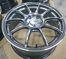 美品　ADVAN Racing　アドバンレーシング　RZⅡ 7.5-17 114.3-5H　インセット+48　色　ハイパーレーシングブラック_画像8