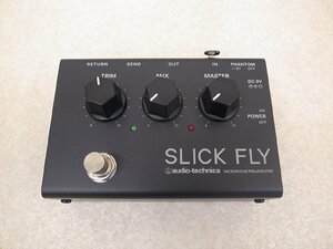 美品★audio-technica SLICK FLY MICROPHONE PREAMPLIFIER VP-01 マイクプリアンプ 通電確認済み【保証付/即日出荷/引取可/大阪】