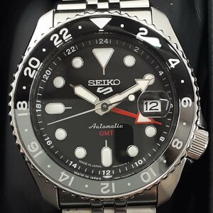 SEIKO 4R34-00A0 セイコー 5スポーツ メンズ 自動巻き 時計 腕時計 箱あり 使用感少な目