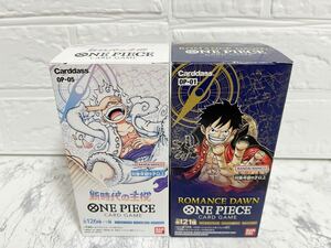 新品 未開封 ワンピース カードゲーム ロマンスドーン 新時代の主役 2BOX ONE PIECE CARD GAME バンダイ ROMANCE DAWN ルフィ ニカ