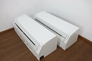 S2826◆Panasonic◆エアコン室内機のみ2台セット◆2023年製◆施工外し品◆リモコンなし◆CS-MJ220D2-W