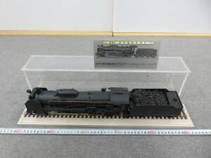 M【12-7】●24 蒸気機関車模型 鉄道模型 1/42 D51 D511161 アクリルケース・プレート付き