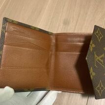 ほぼ未使用 LOUIS VUITTON ルイヴィトン モノグラム ポルトモネ ビエ カルトクレディ 三つ折り財布 M61660 822AN_画像4