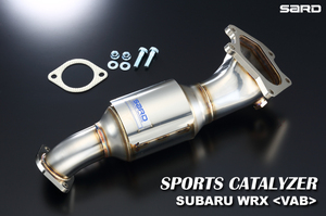 個人宅発送可能 サード SARD スポーツキャタライザー SUBARU スバル WRX VAB EJ20(ターボ) 6MT (89406)