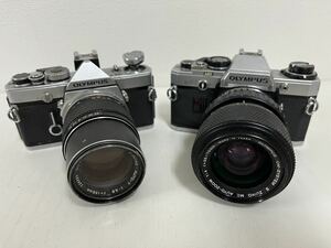 12h OLYMPUS オリンパス OM10 FW フィルムカメラ レンズ OM-SYSTEM E.ZUIKO 1:3.5 f=135mm S ZUIKO 1:4 35-70mm まとめ 2台